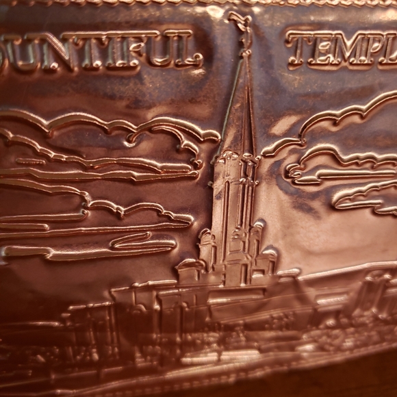 Vintage Kopper Kard Bountiful Temple Postcard - Picture 6 of 9